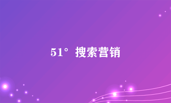 51°搜索营销