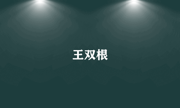 王双根