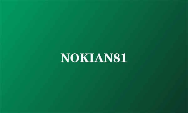 NOKIAN81