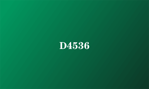 D4536