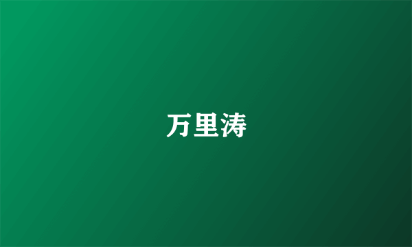 万里涛