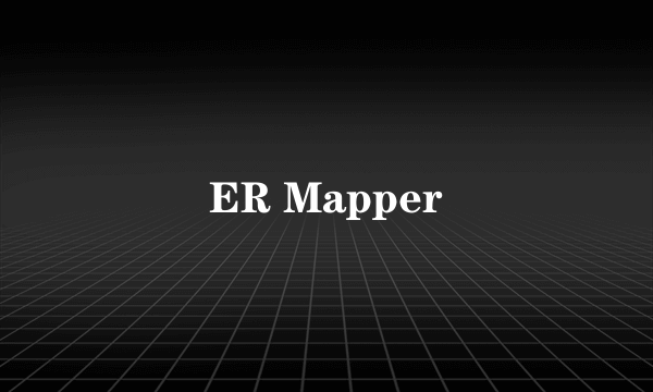 ER Mapper