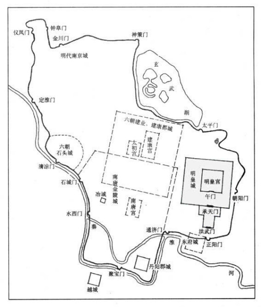 南京城墙（南京地区于历朝历代营造的城池城垣）