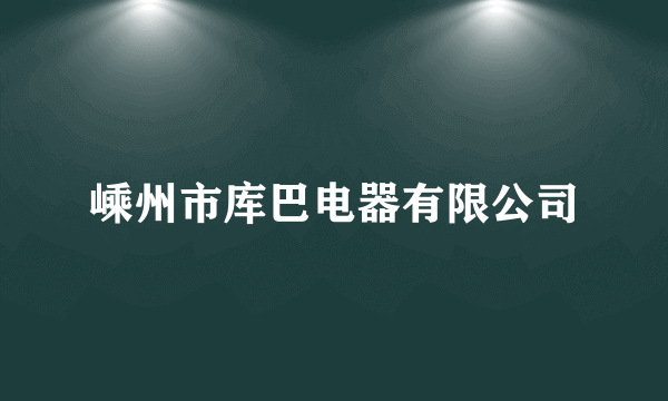 嵊州市库巴电器有限公司