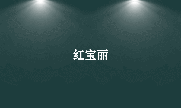 红宝丽