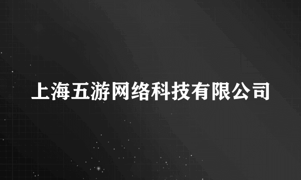 上海五游网络科技有限公司