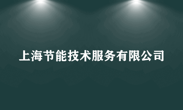 上海节能技术服务有限公司