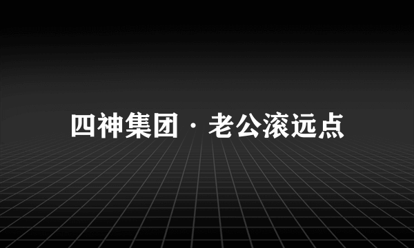 四神集团·老公滚远点