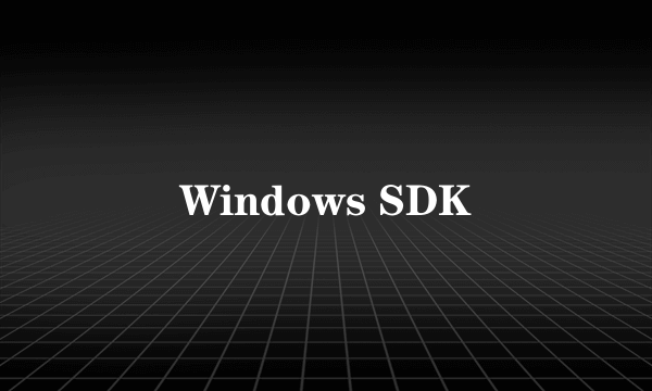 Windows SDK