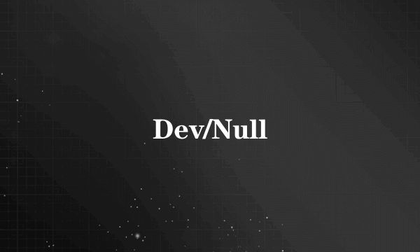 Dev/Null