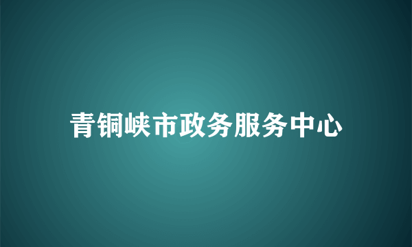 青铜峡市政务服务中心