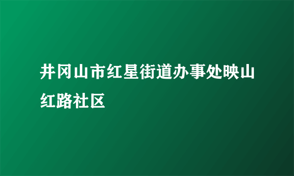 井冈山市红星街道办事处映山红路社区