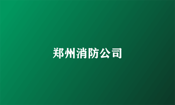 郑州消防公司