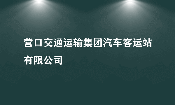 营口交通运输集团汽车客运站有限公司