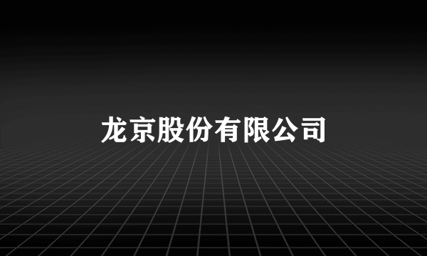 龙京股份有限公司