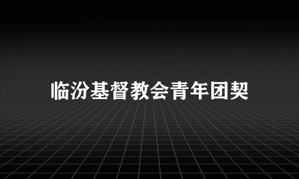 临汾基督教会青年团契