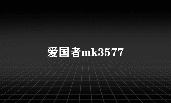 爱国者mk3577