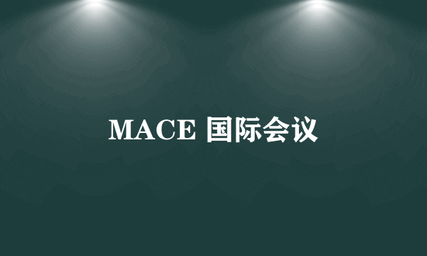 MACE 国际会议