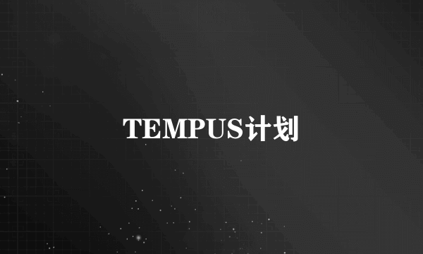 TEMPUS计划