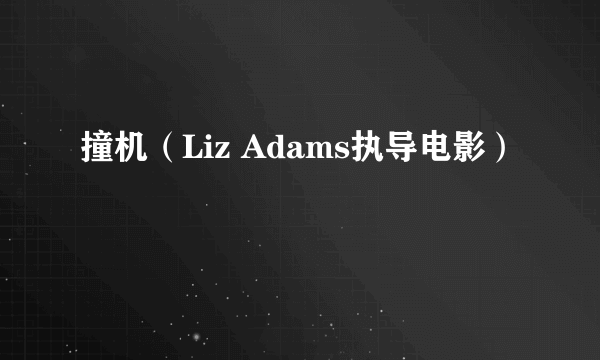 撞机（Liz Adams执导电影）