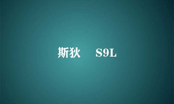 斯狄渢 S9L