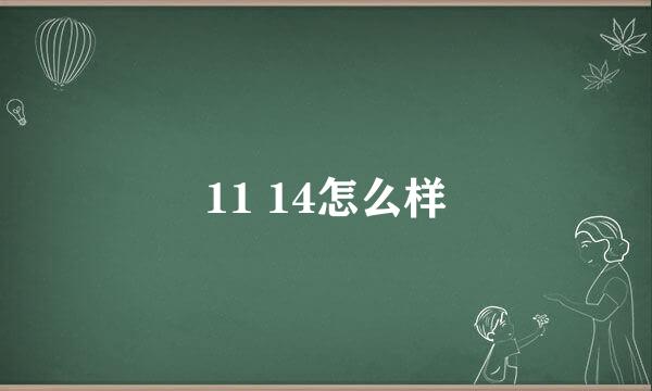 11 14怎么样