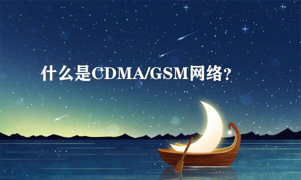 什么是CDMA/GSM网络？