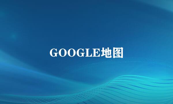 GOOGLE地图