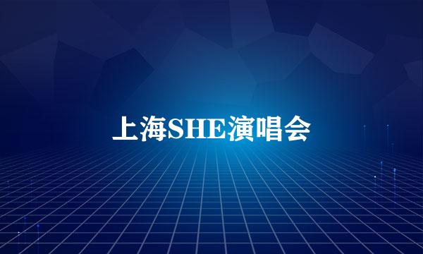 上海SHE演唱会