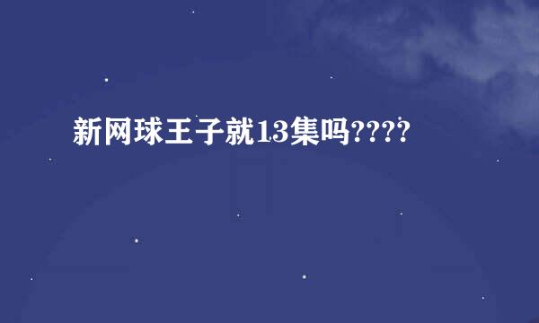 新网球王子就13集吗????