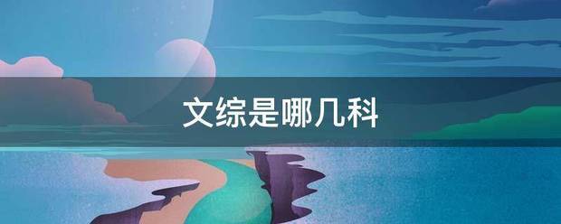 文综是念略表夫系湖层哪几科