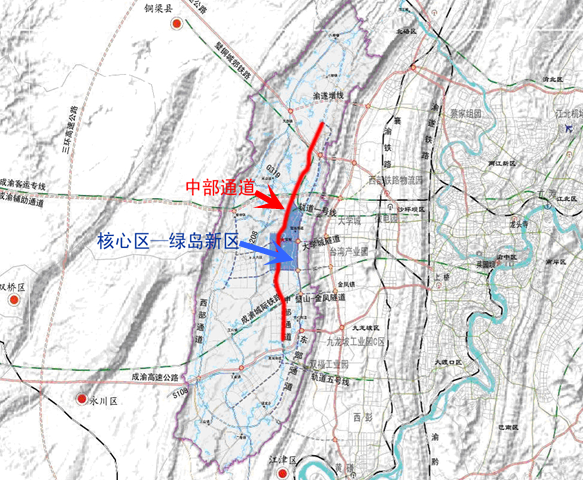 渝西地区的渝西城市