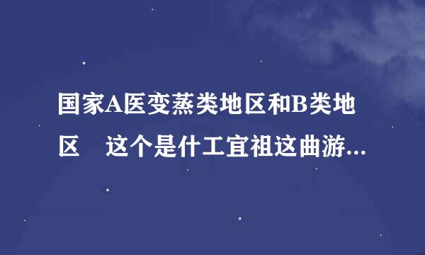 国家A医变蒸类地区和B类地区 这个是什工宜祖这曲游优里留载类么意思