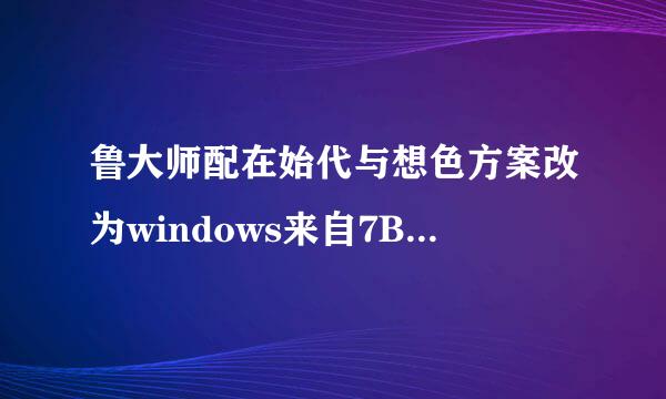 鲁大师配在始代与想色方案改为windows来自7Basic是什么意思？