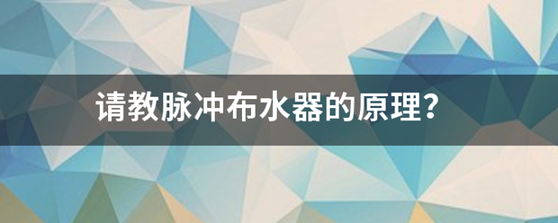 请教脉冲布水器的原理？