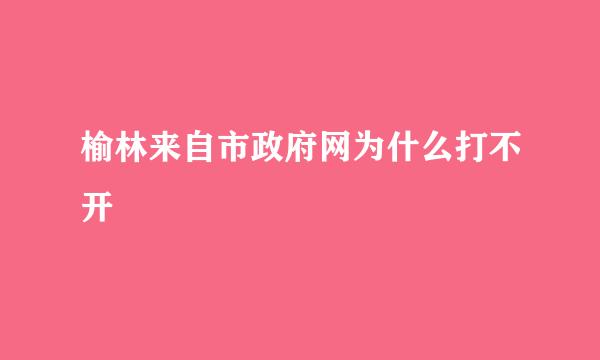 榆林来自市政府网为什么打不开