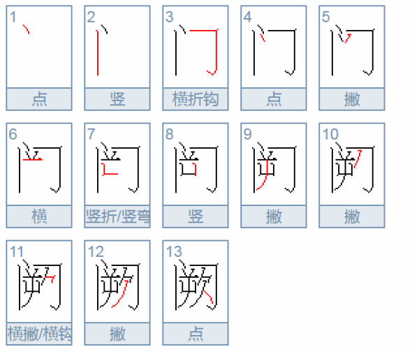 阙字怎么读