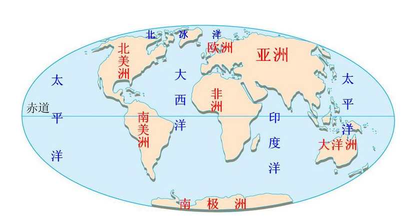 四大洋七大洲是那四大洋七大洲