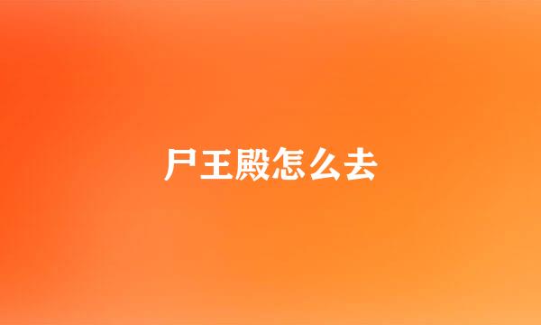 尸王殿怎么去