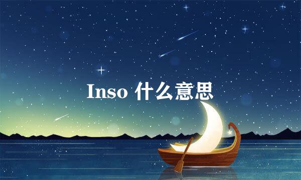 Inso 什么意思