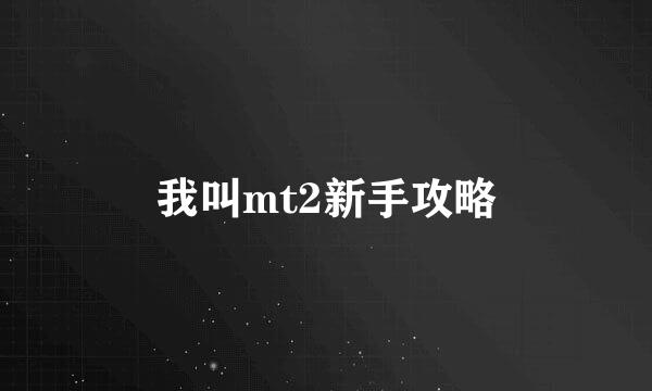 我叫mt2新手攻略