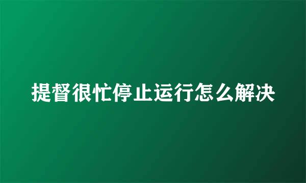 提督很忙停止运行怎么解决