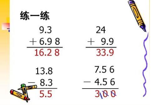 小数的加减法是什么？