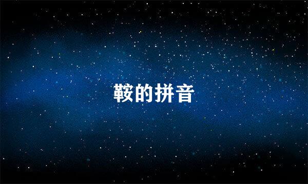 鞍的拼音