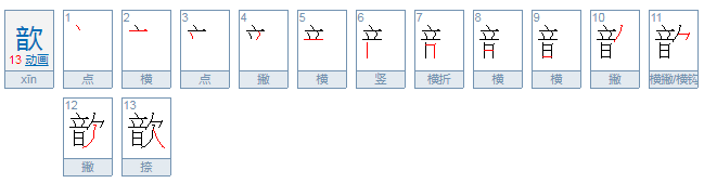 歆怎么读？