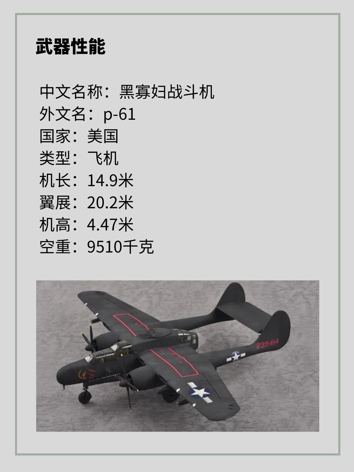 P-61“黑寡妇”战斗机