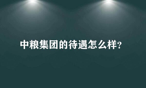 中粮集团的待遇怎么样？