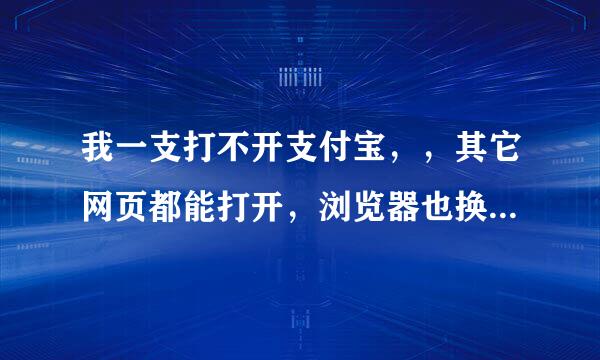 我一支打不开支付宝，，其它网页都能打开，浏览器也换了，根据网上说的到工具安全那个选项里添加可信网点