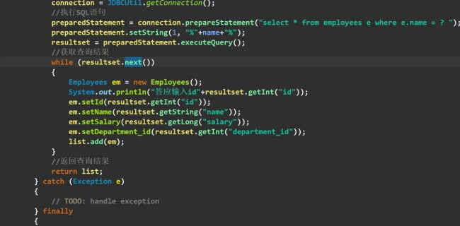 pstmt = conn.prepareStatement(sql);是什么意思