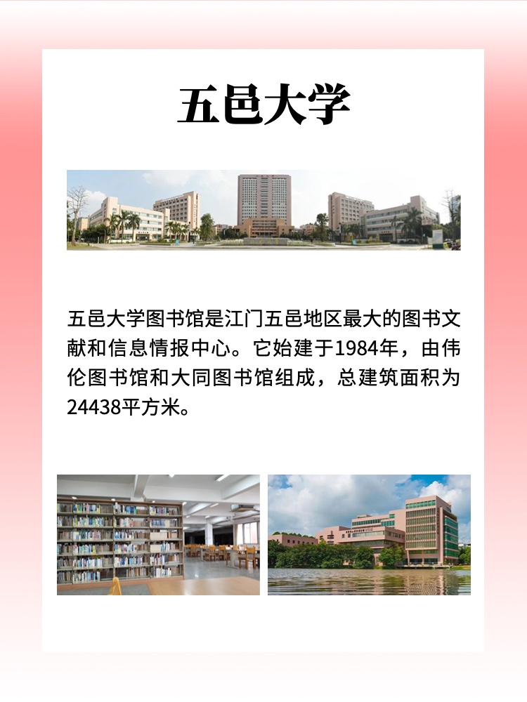 五邑大学图书馆怎么样